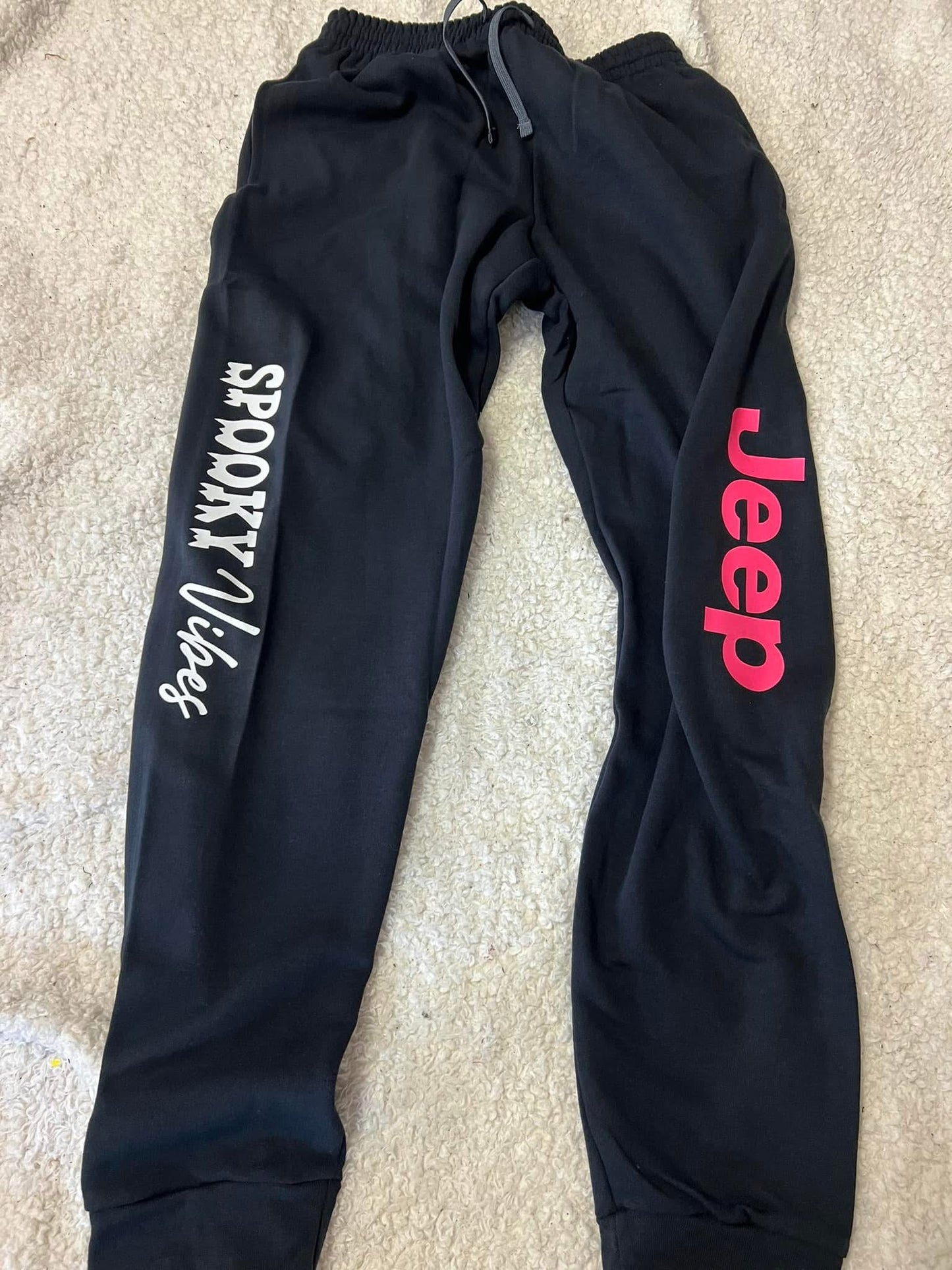 New unisex jerzees bottoms black
