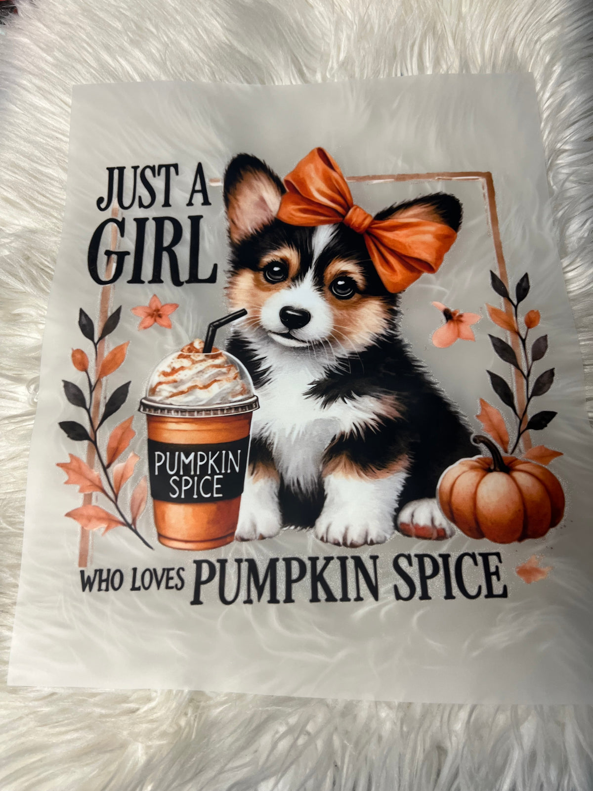 New DTF corgi