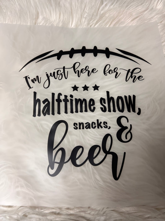 New DTF football halftime show and beer