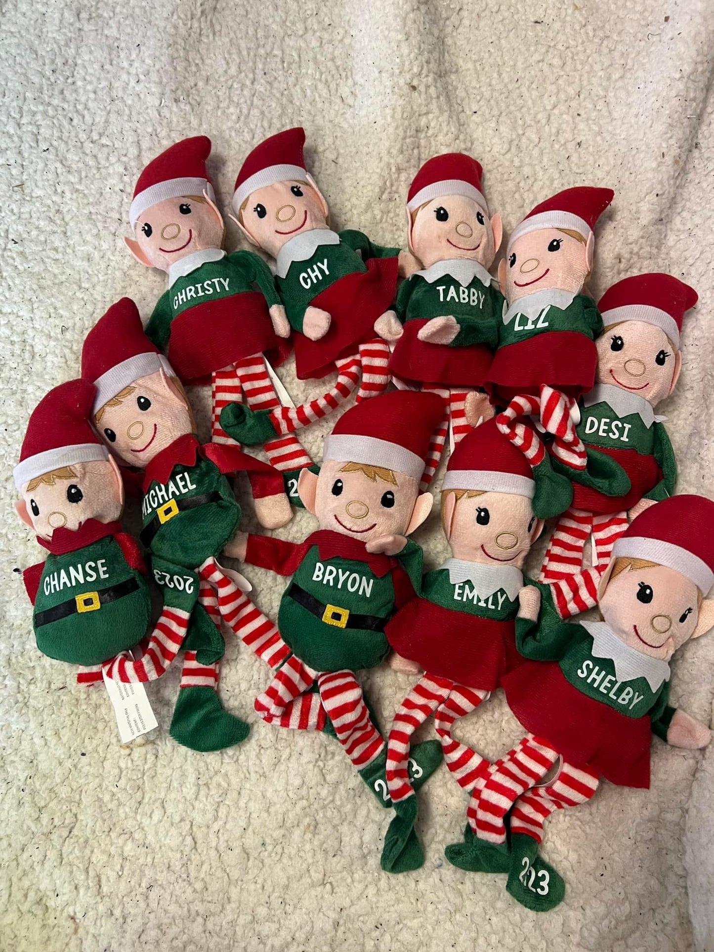 New custom Christmas elves ￼