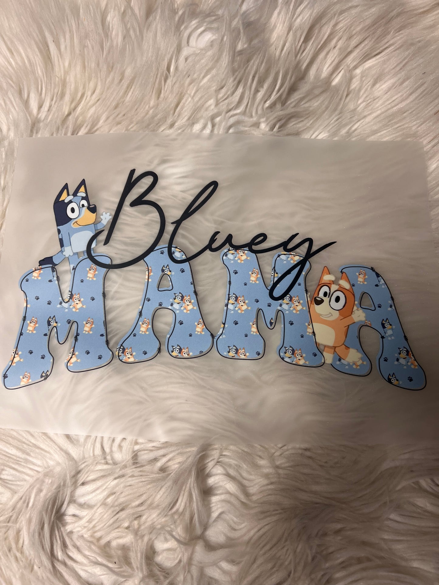New DTF mama Bluey