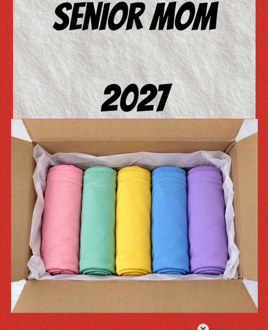 Mystery five T-shirts bundle 2027 senior mom