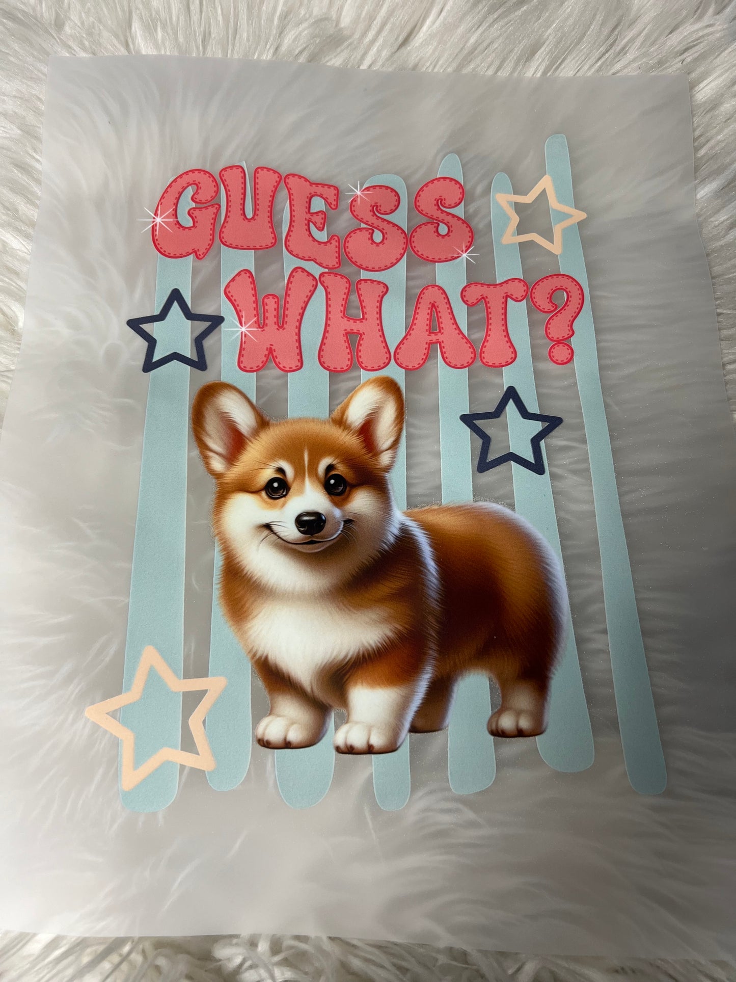 New DTF corgi