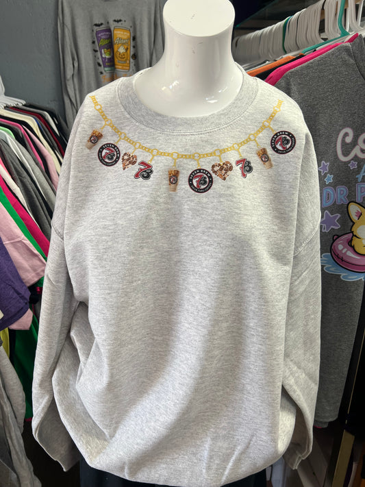 unisex top charm necklace coffee brew