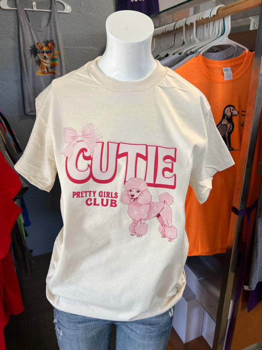 New  unisex T-shirt pretty girls club