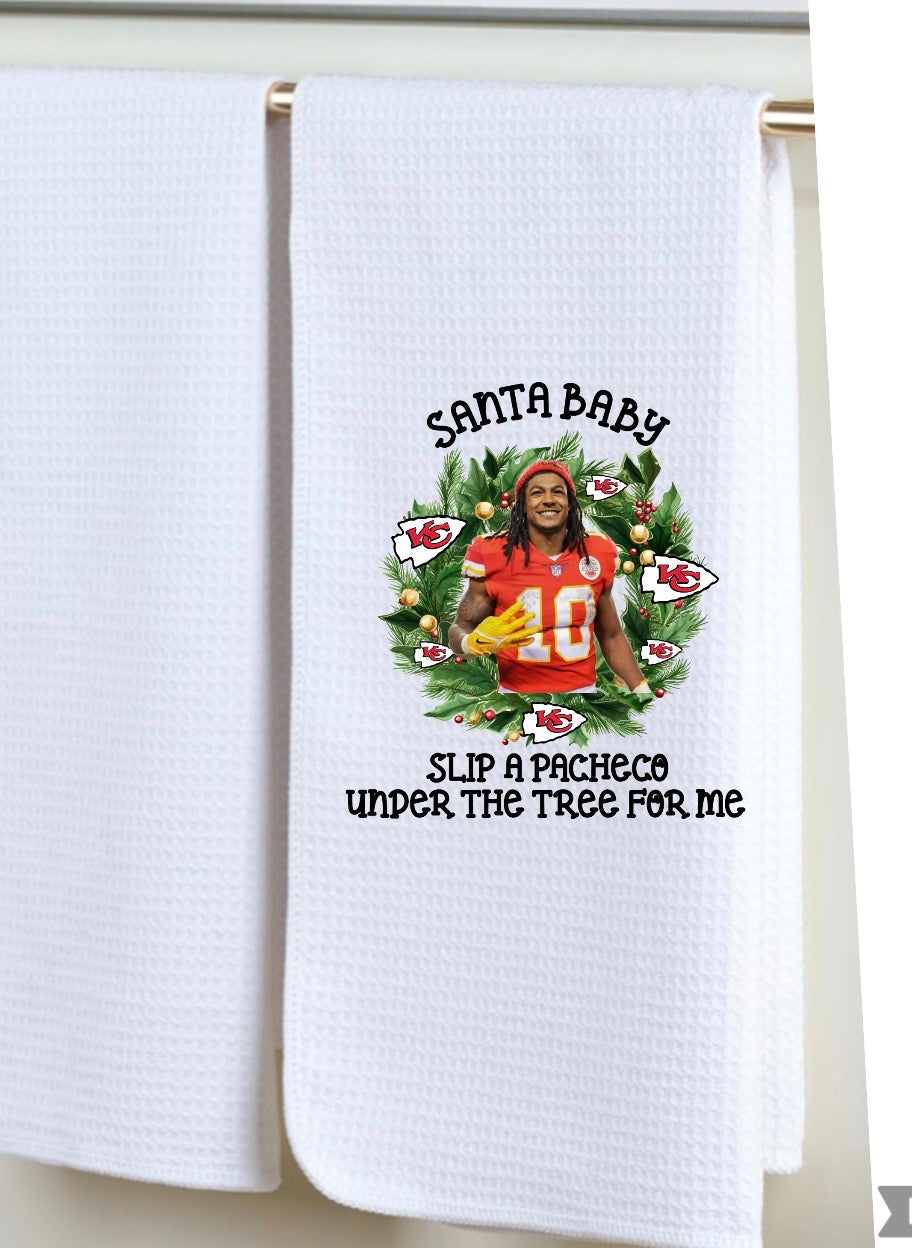 Decorative hand towel football