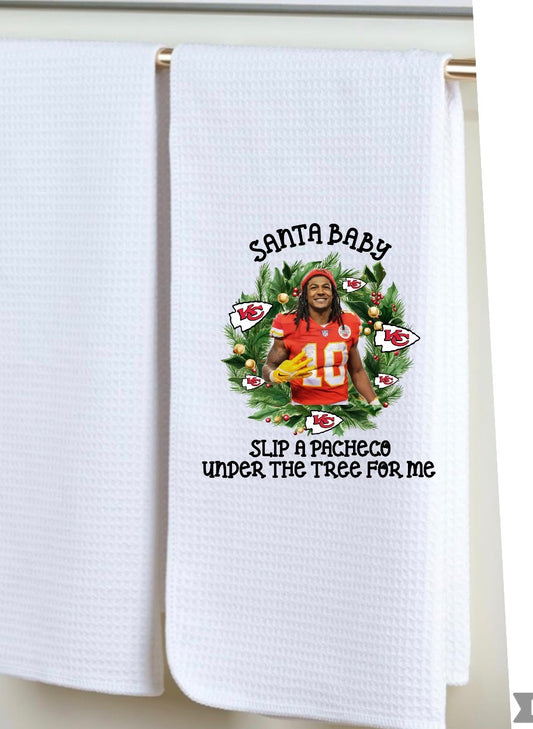 Decorative hand towel football