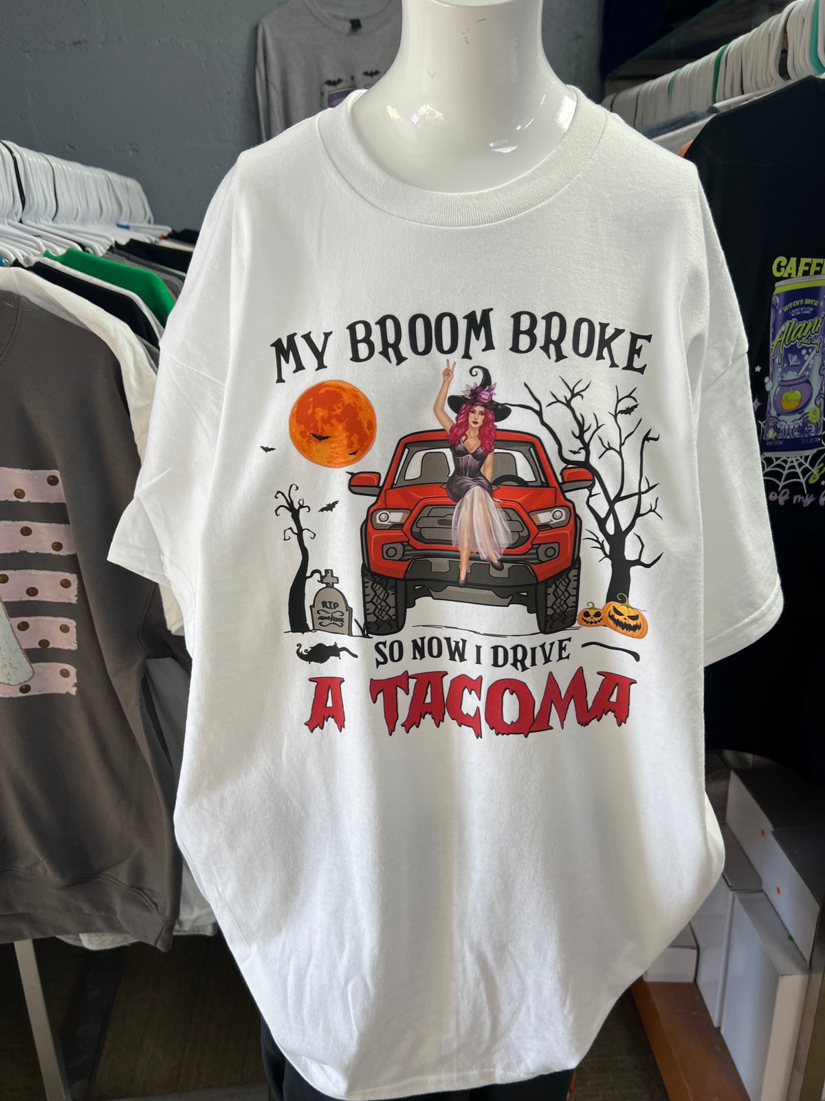 New unisex top my broom broke so now I drive a