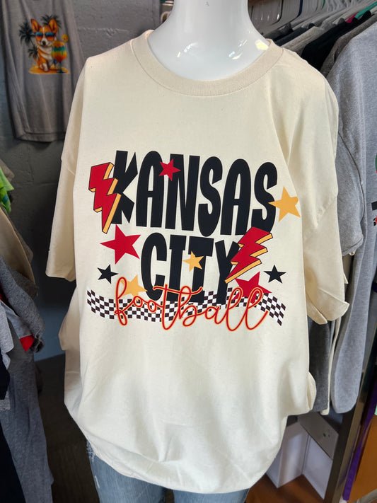 New  unisex T-shirt kc football