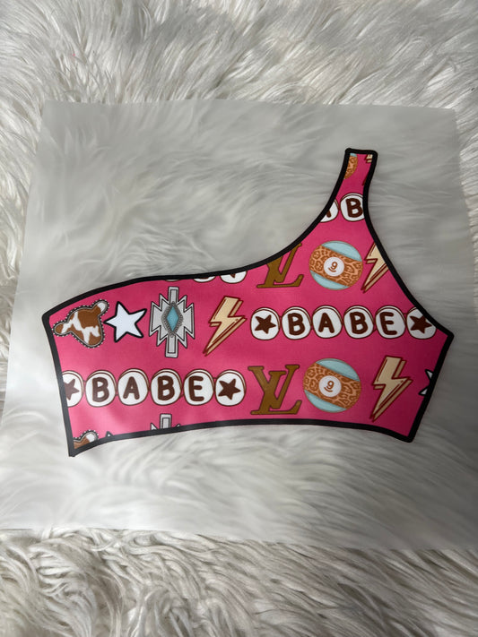 New  DTF bikini top