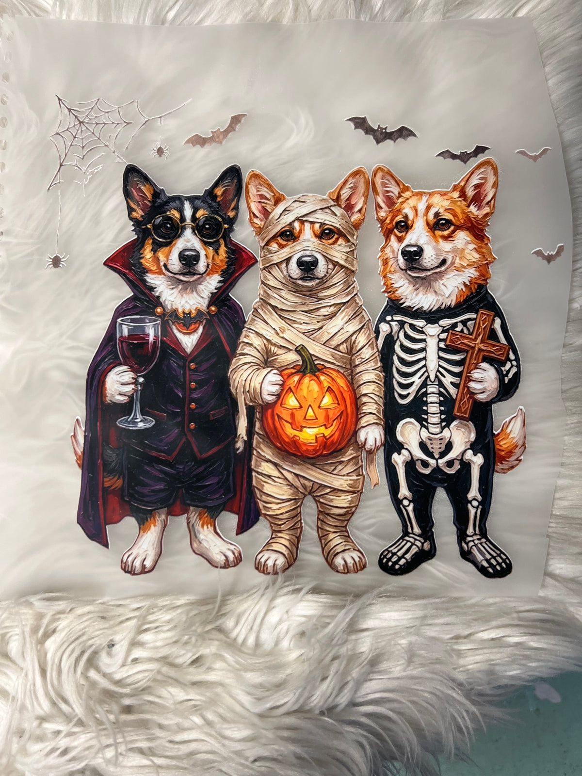 New DTF corgi