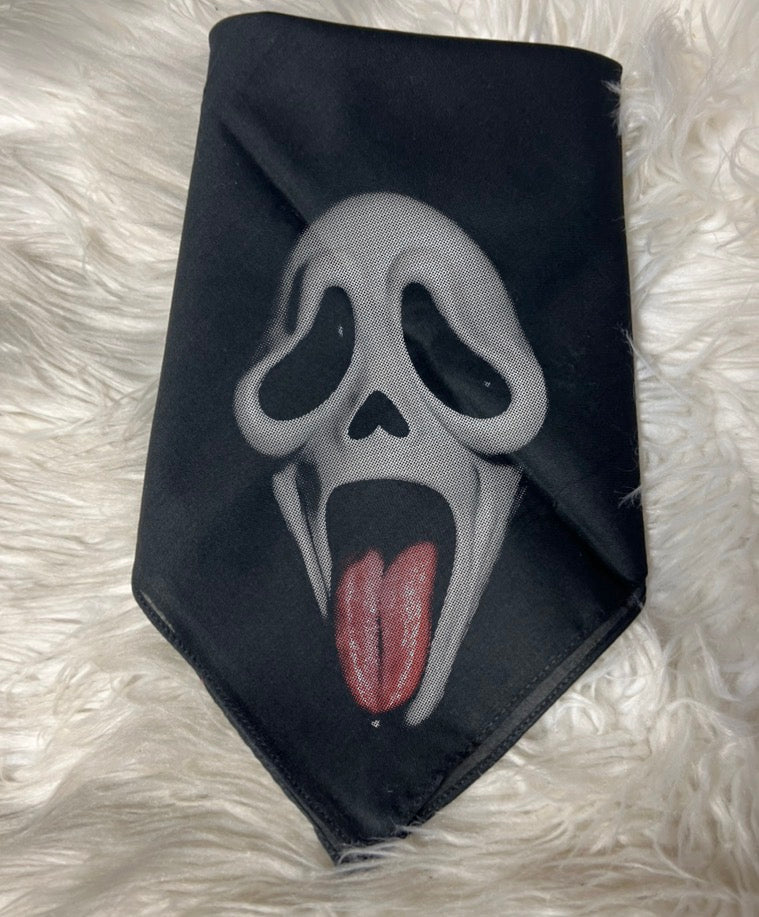 New dog bandanna scream