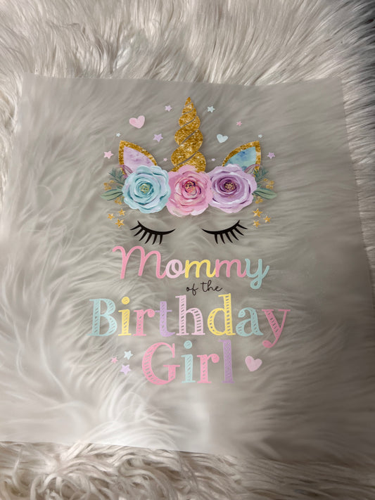 New DTF birthday girl mom