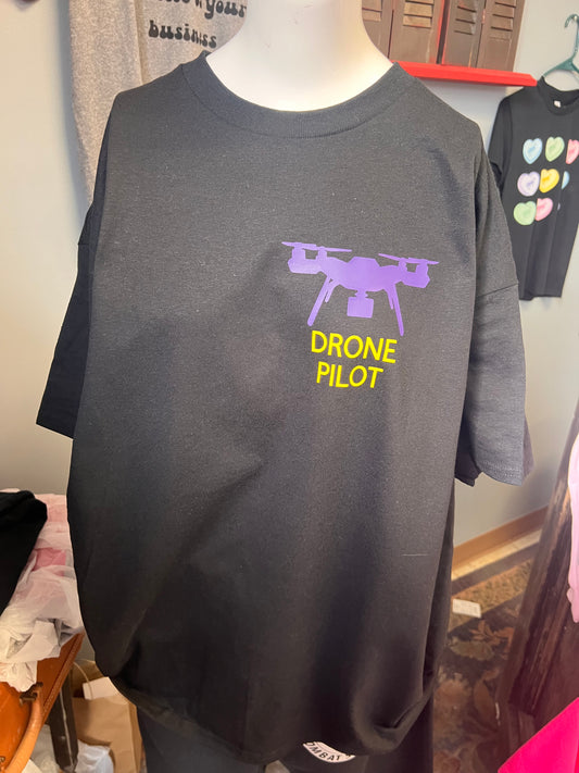 New unisex drone pilot black ￼