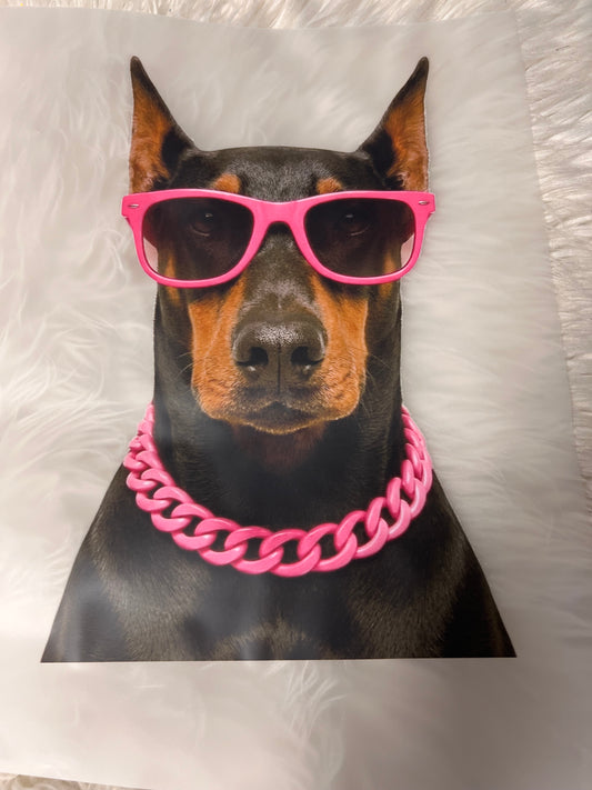 New DTF doberman ￼