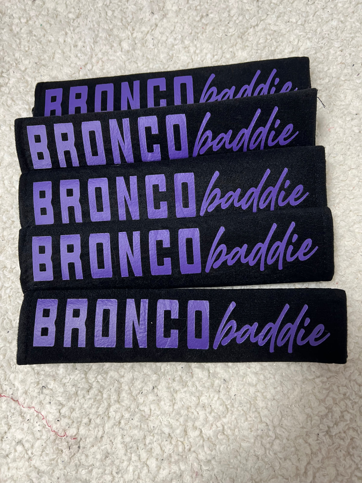 New seatbelt covers purple five pieces ￼