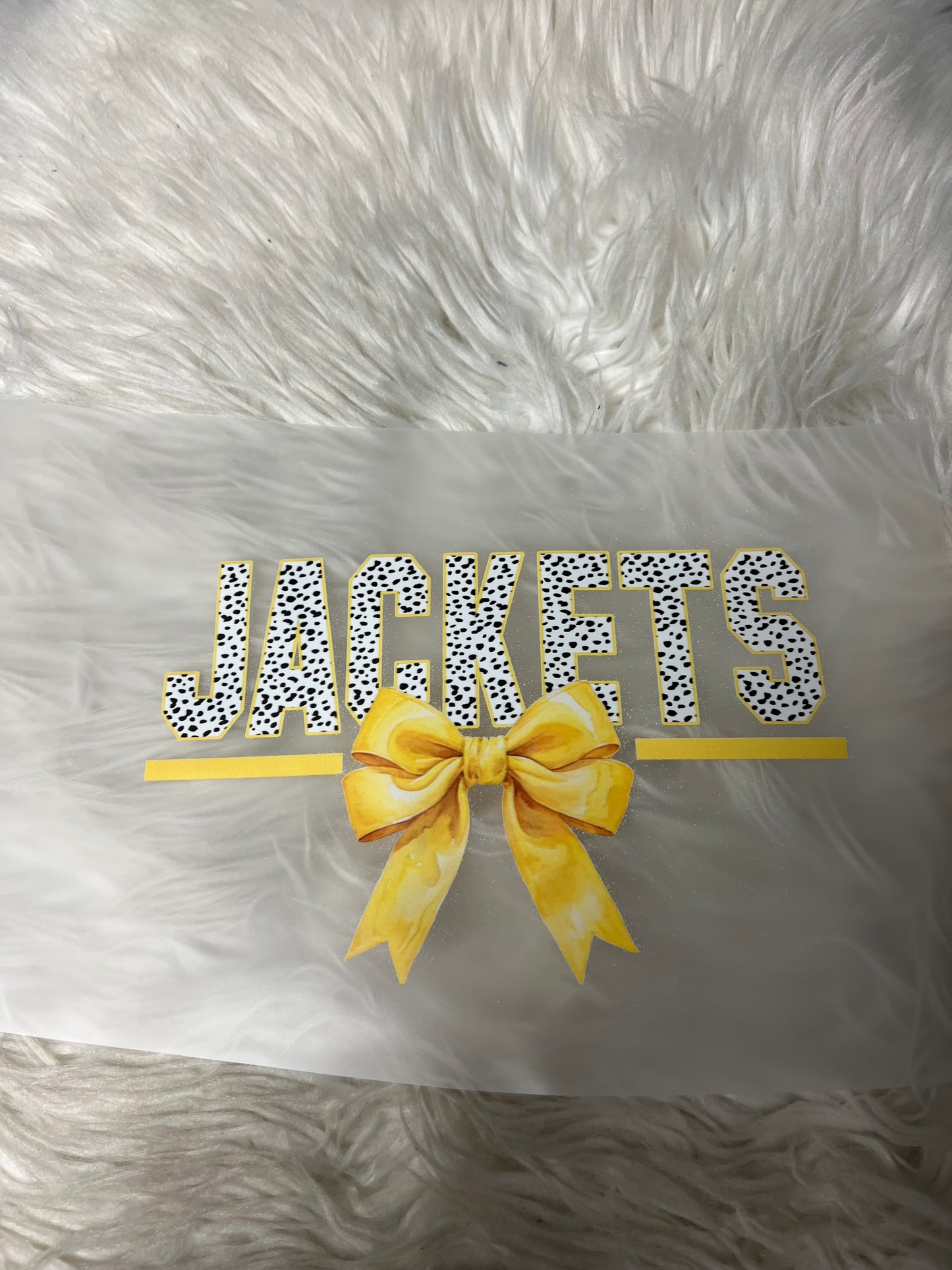 New DTF yellow jacket