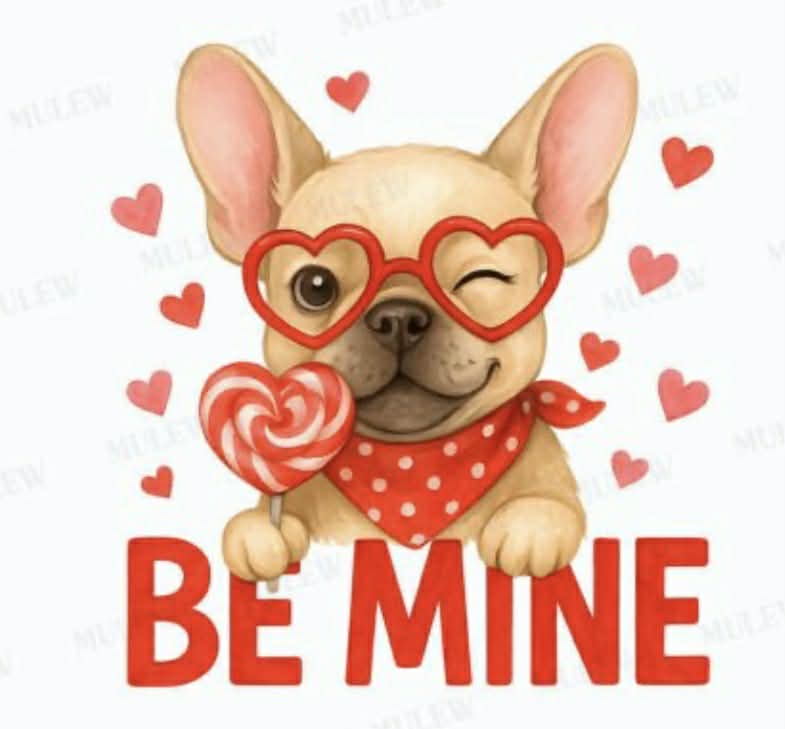 New DTF  Valentine’s Day frenchies