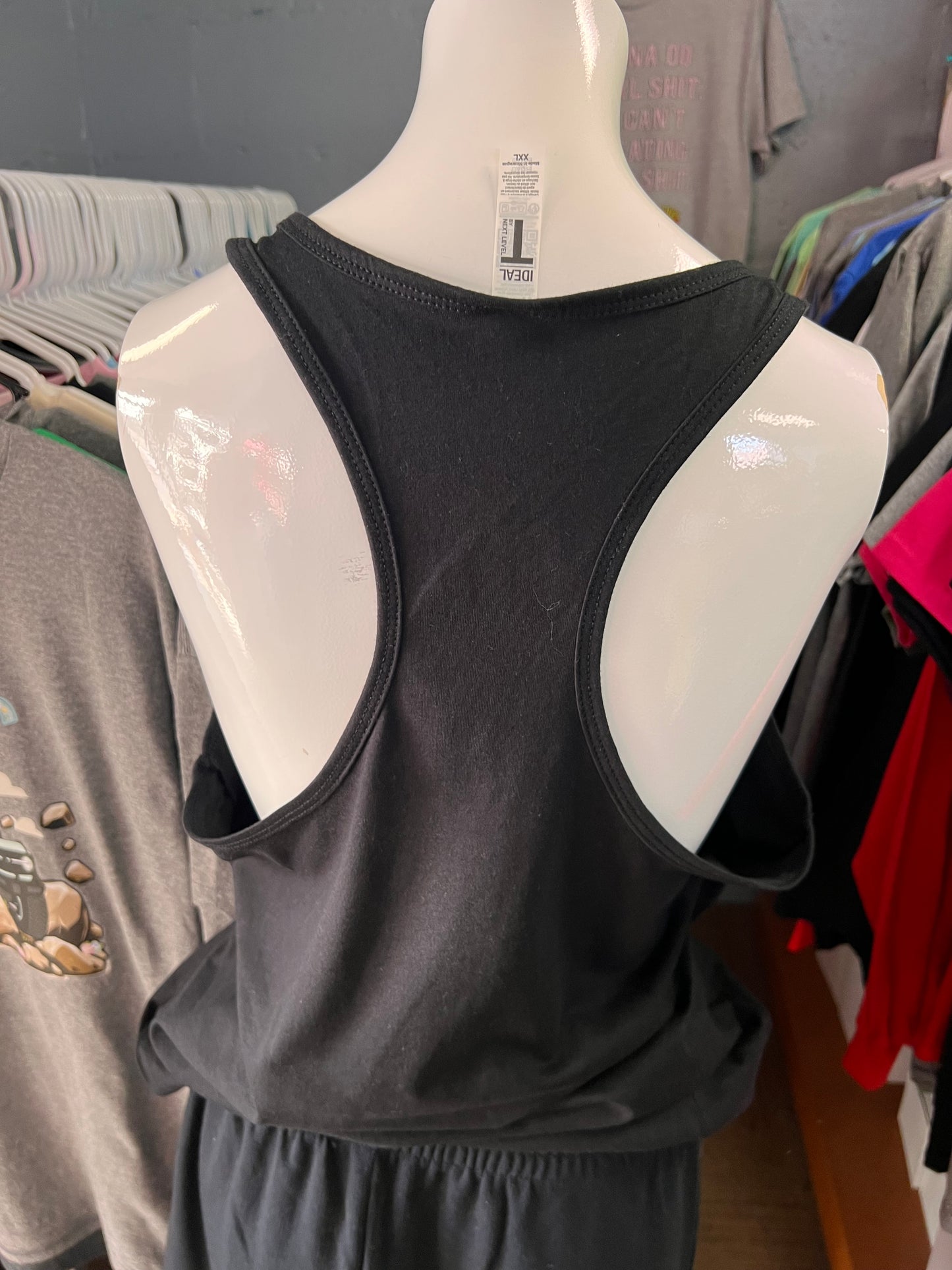 New ladies next level, Razorback tank top