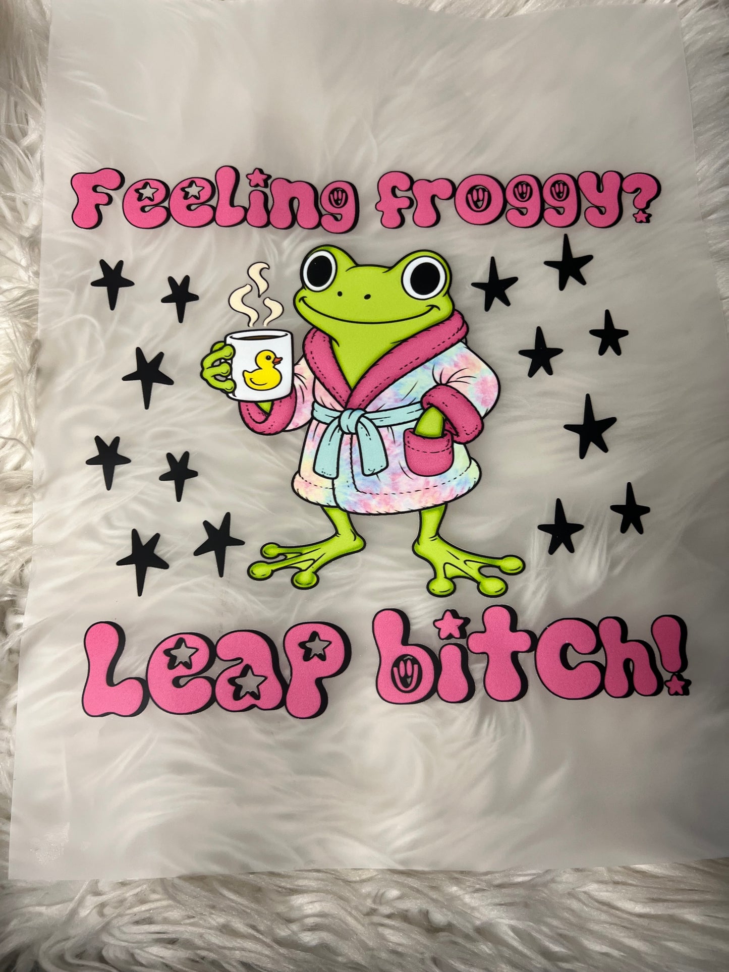 New DTF feeling froggy leap b￼