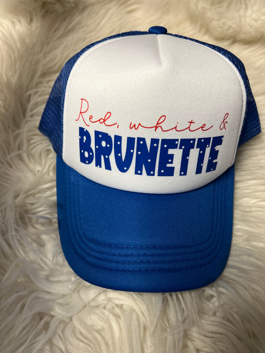 brunette New bougie patriotic hat