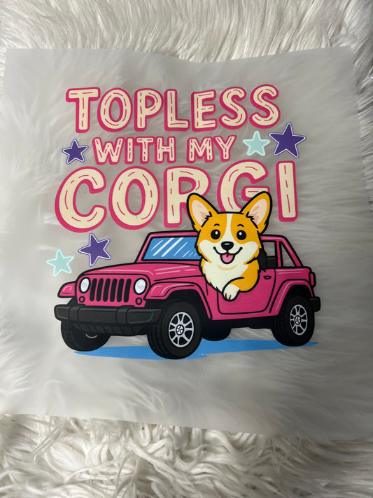 New DTF corgi