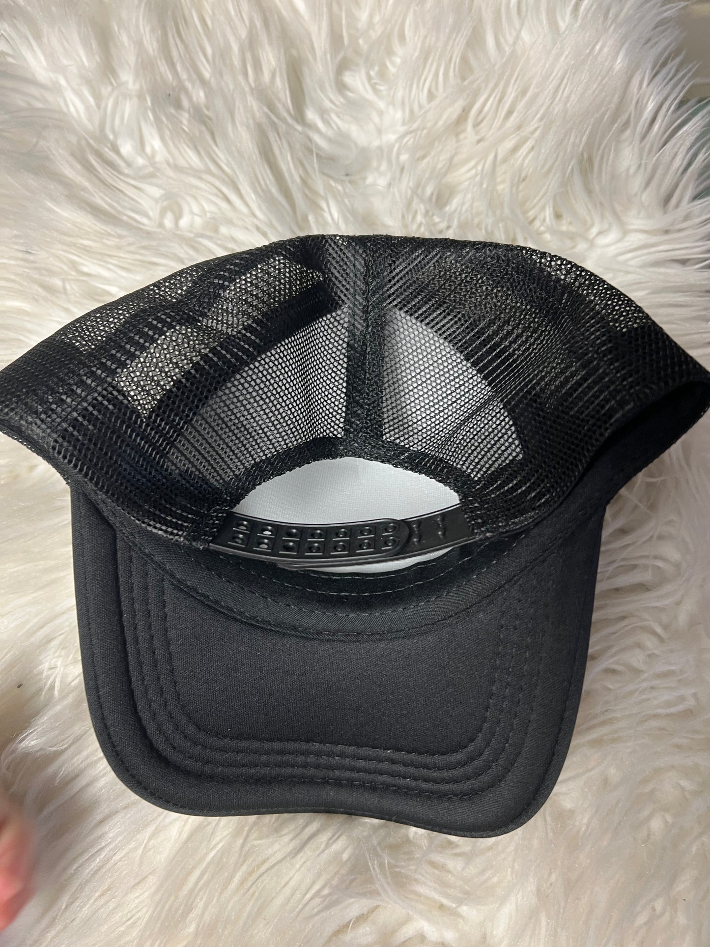 New hat black with pink on top on his last nerve ￼