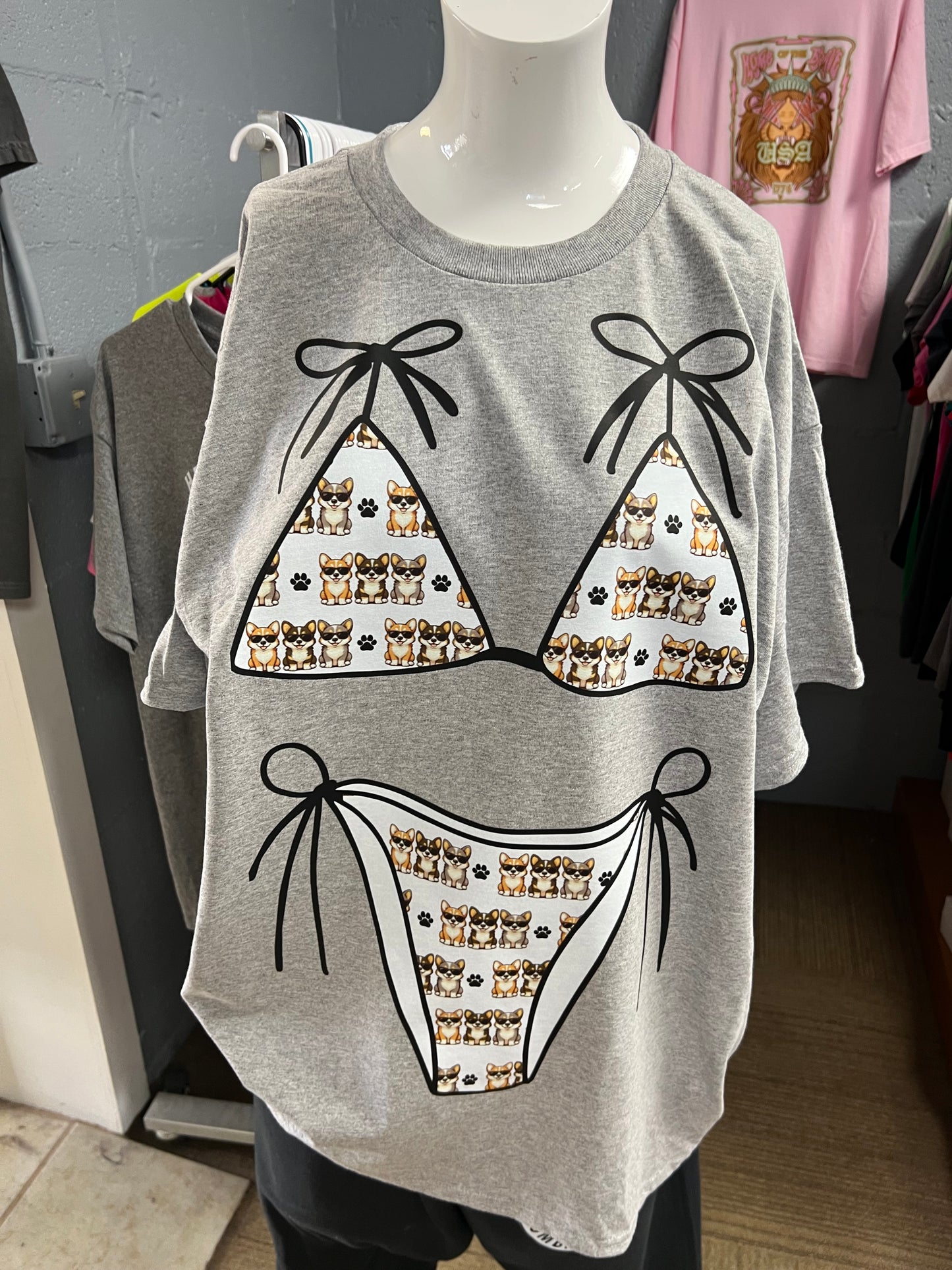 New unisex bikini ￼corgi