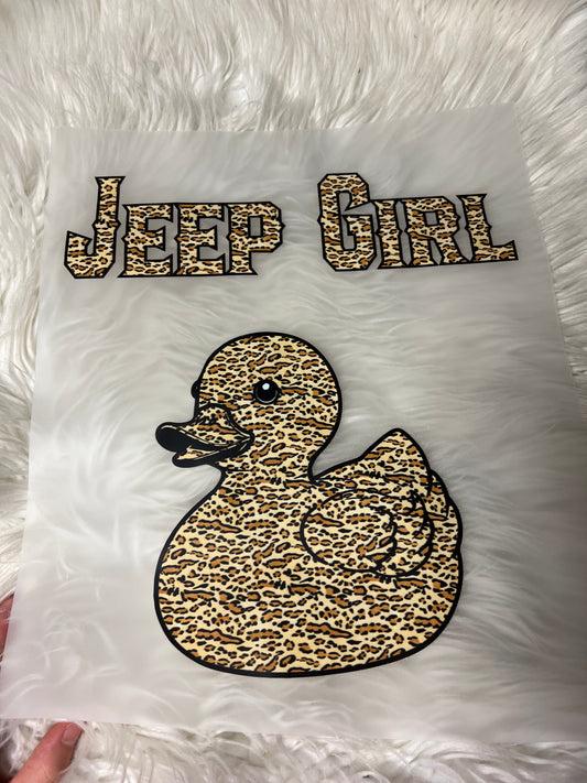 New DTF 4 x 4 leopard print