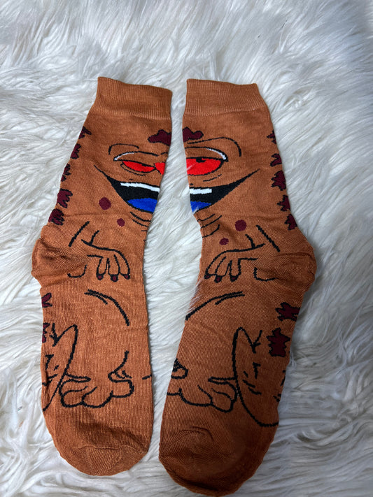 New adult one size graphic socks