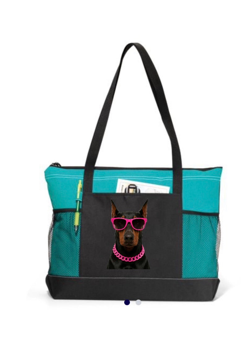 New tote bag doberman