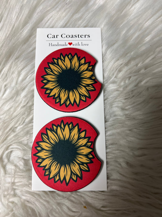 car coasters pink