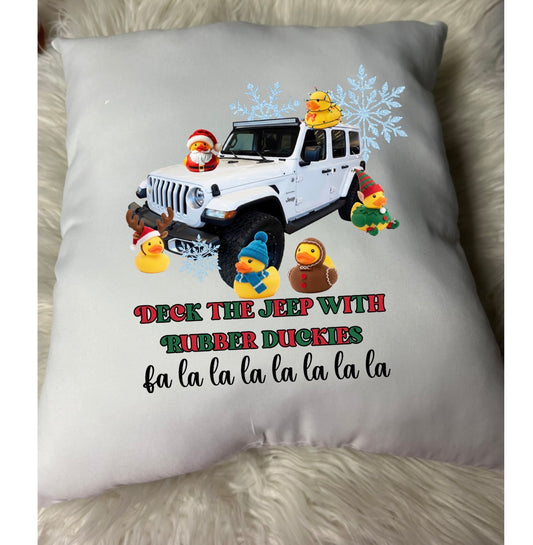 New pre-stuffed throw pillow 15.7 x 15.7 roughly Christmas