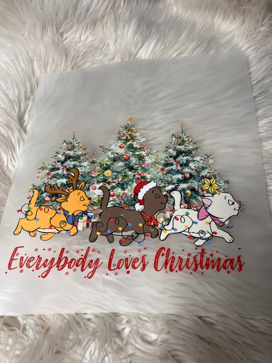 New DTF Christmas cats