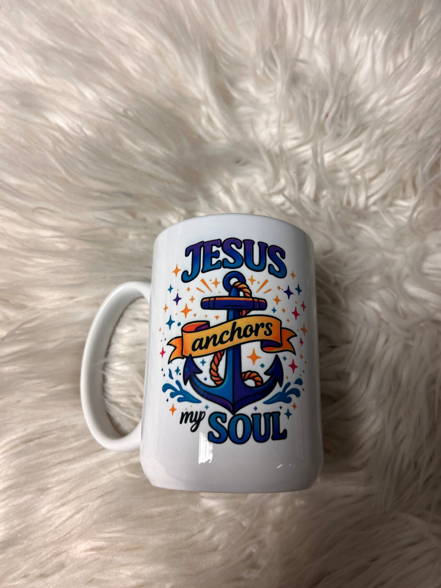15 ounce ceramic mug Jesus