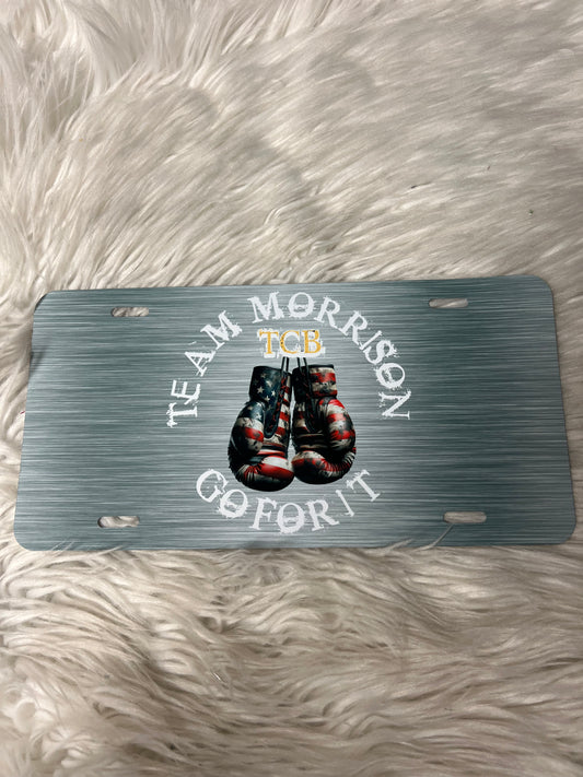Kenzie Morrison vanity plate