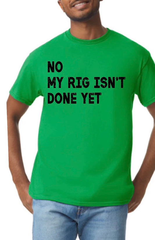 New unisex green no my rig isn’t done yet ￼