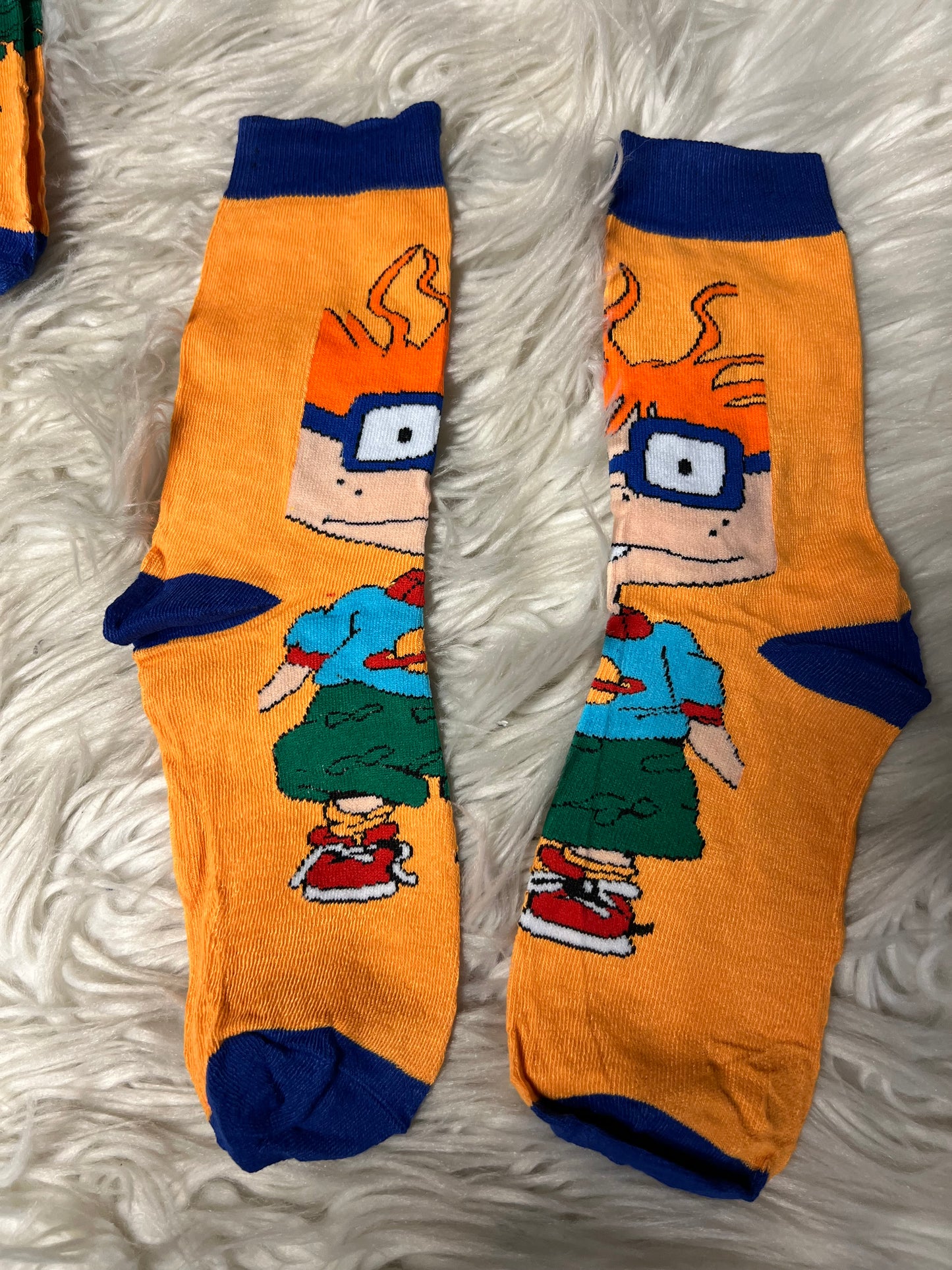 New adult one size graphic socks