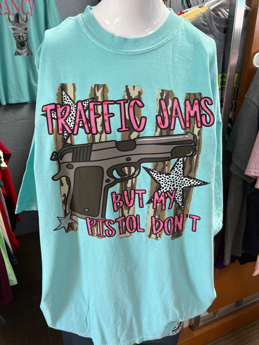 New  unisex T-shirt comfort color Brand bougie ￼ traffic  jams but not my￼￼