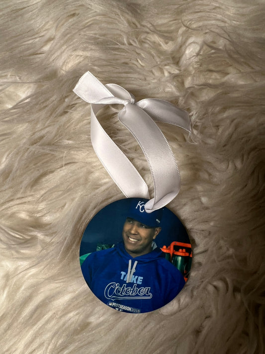 Mdf Christmas ornament baseball