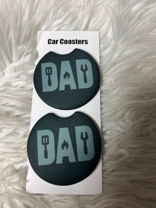 car coasters dad