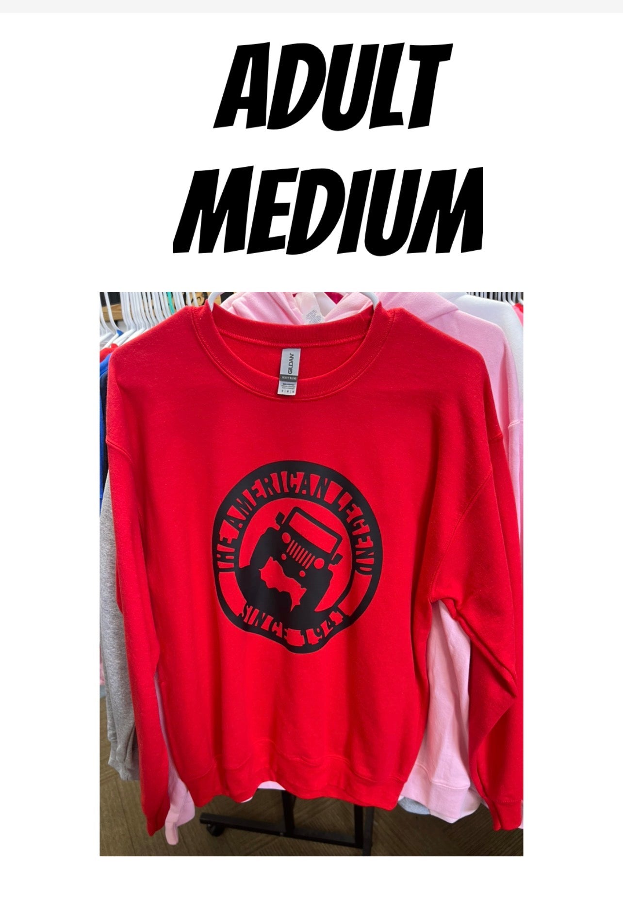 New unisex clearance adult  crewneck