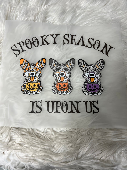 New DTF corgi Halloween