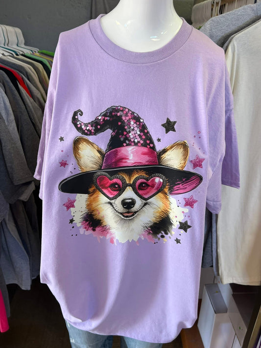 New unisex light purple corgi