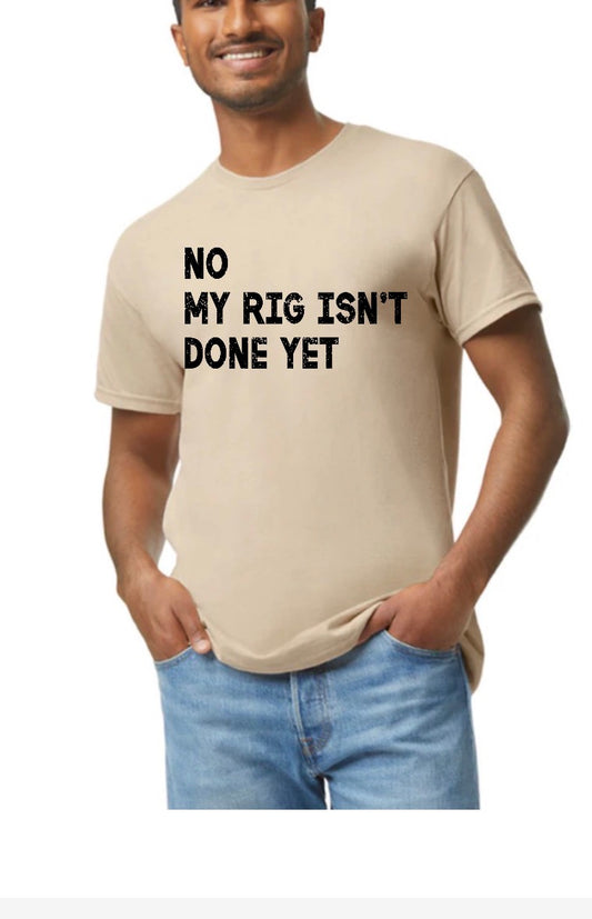 New unisex  top tan no my rig isn’t done yet
