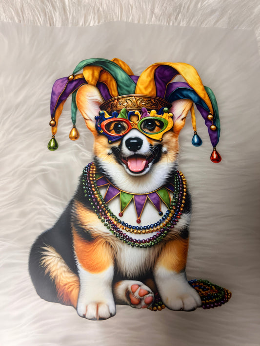 New DTF corgi