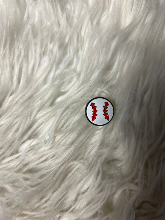Straw topper baseball ￼