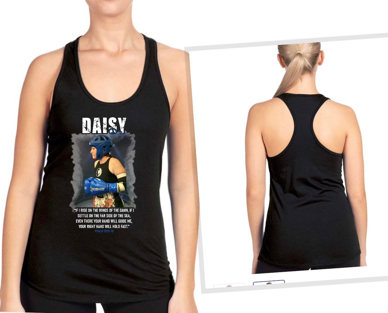 ladies next level brand Razorback tank