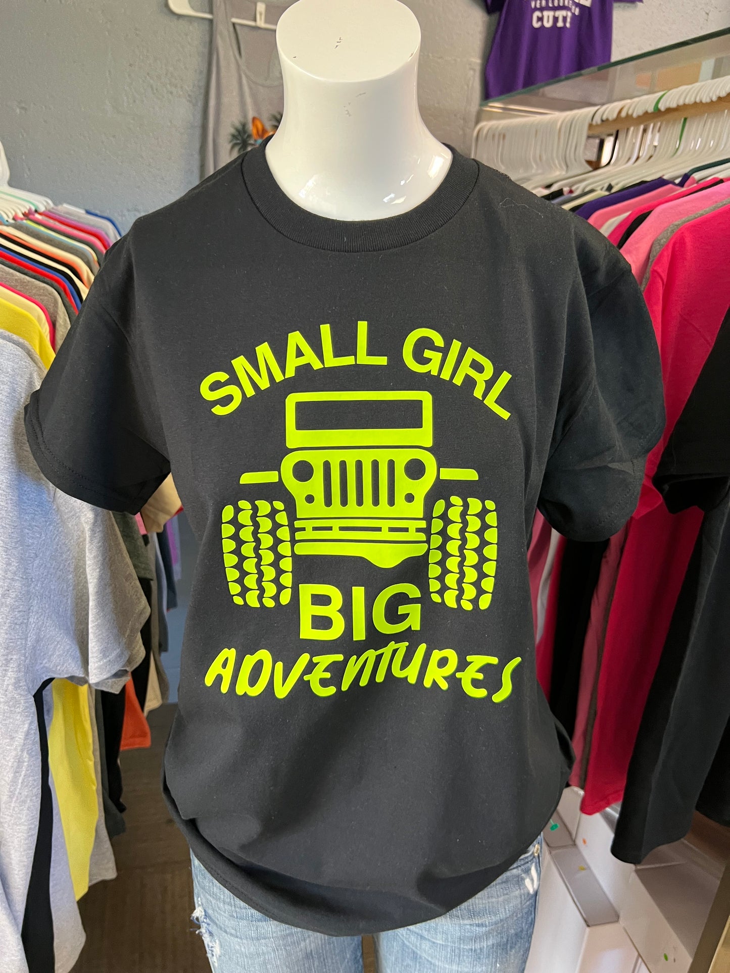 New Gilden unisex shirt neon yellow 4 x 4