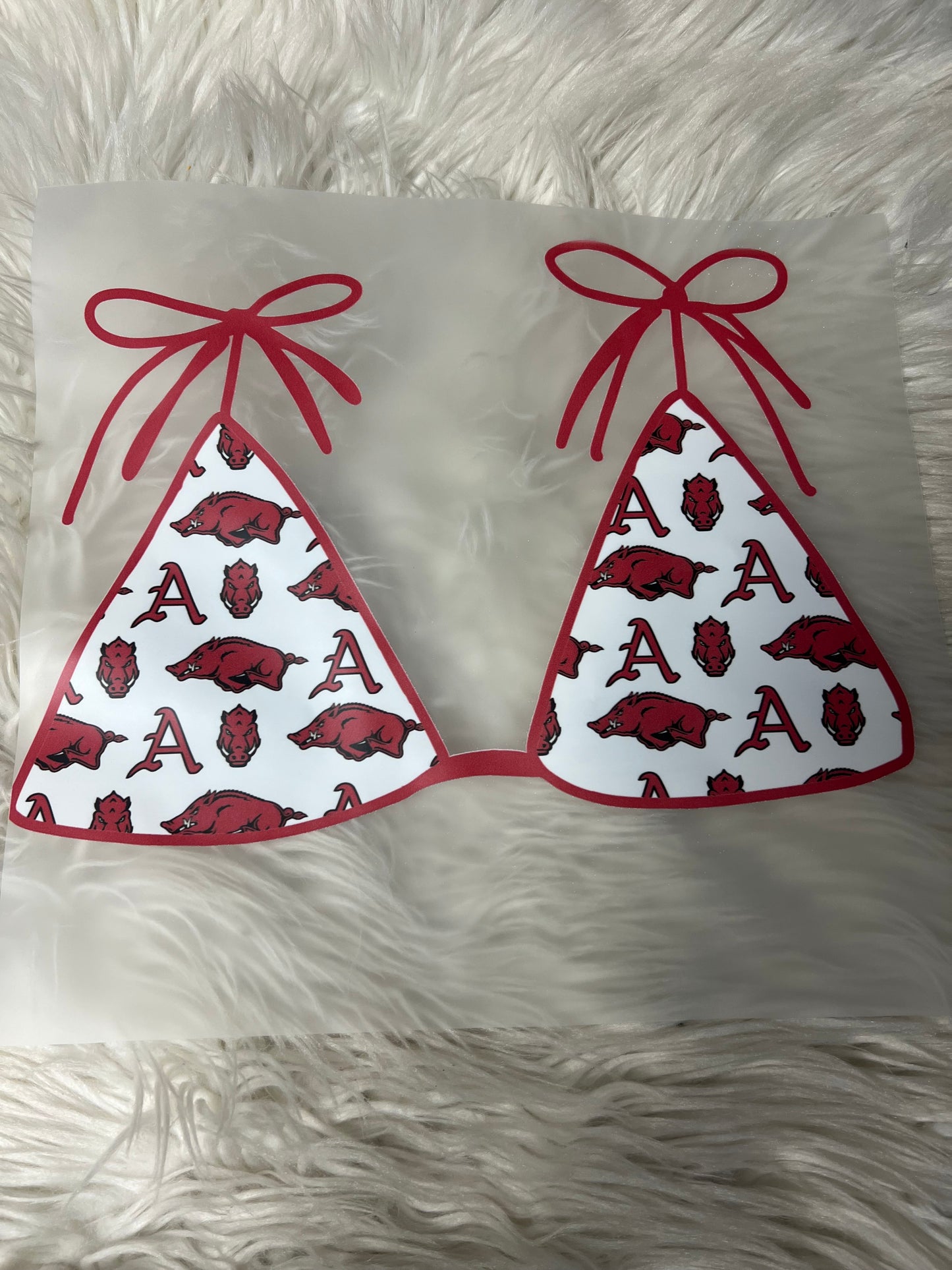 New  DTF bikini top Arkansas ￼